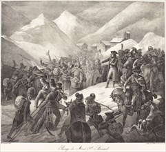 Passage du Mont St. Bernard (Napoleon's Army Crossing the St. Bernard Pass), 1822.