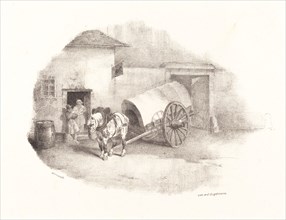 Cheval de charrette sorti des Limons, 1823.