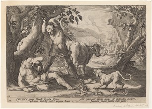 Landscape with Mercury Raising His Sword to Kill a Sleeping Argus, 1589.