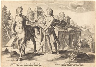 Apollo Entrusting Chiron with the Education of Asclepius.