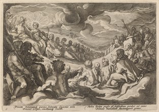 Jupiter Taking Counsel from the Gods about the Destruction of the Universe, 1589.
