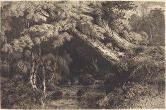 Saint-Pierre Stream near Pierrefond (Ruisseaude Saint-Pierre, pres Pierrefond), 1842.