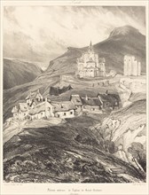 Abside de l'église de Saint-Nectaire, 1831.