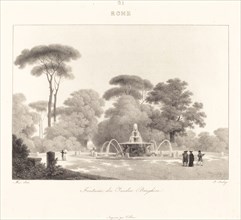 Fontaine de Jardin Borghese, 1822.