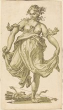 Dancing Nymph with Bow and Arrows, 1752-1754.