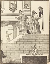Presentation of the Virgin in the Temple [right plate], 1742.