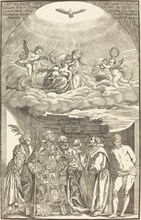 The Virgin in Clouds and Six Saints, 1742.