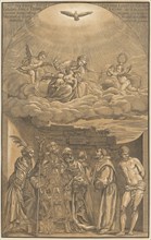 The Virgin and Child in the Clouds with Six Saints, 1742.