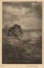 A Rock in the Sea, c. 1890.