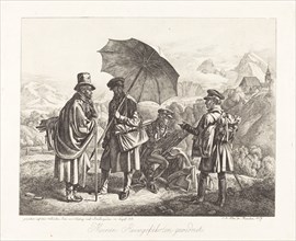 Painters on Their Travels (Die Maler auf der Reise), 1819.