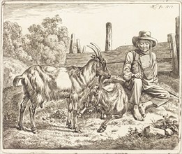 Shepherd Boy with Two Goats, 1817.