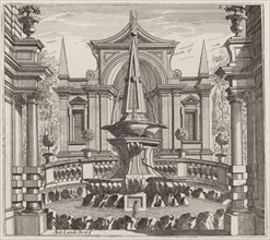 Fantastic Garden with a Fountain and a Garden Pavilion, before 1753.