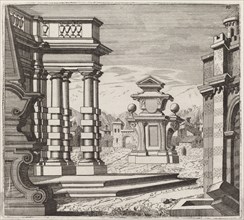 Architectural Fantasy with Portals and Monuments, before 1753.