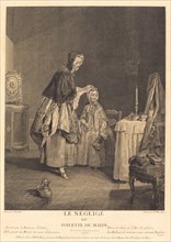 Le neglige, ou la toilette du matin, 1741.