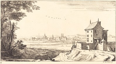 Landscape with City in Distance, 1673.