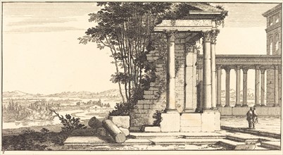 Landscape with Classical Ruins, 1673.