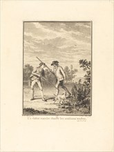 Un violent exercice étouffe les sentimens tendres, 1778.