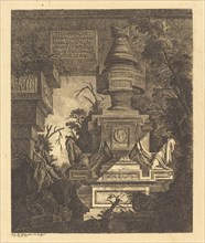 Frontispiece for "Views of Tombs", 1768.