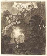 Figure Standing under a Stone Arch, 1768.