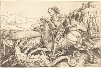 Saint George and the Dragon, c. 1480/1490.