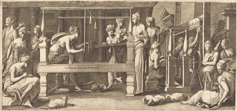Penelope and Her Maids Weaving, c. 1545.