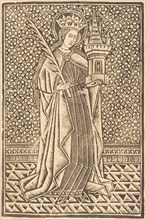 Saint Barbara, 1480 or after.