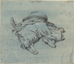 A Cavalier Lying on the Ground, c. 1640.