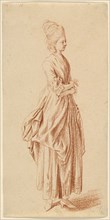 A Standing Lady in a Day Dress, 1775/1780.