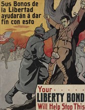 Your Liberty Bond will help stop this, 1917. Creator: Fernando Amorsolo.