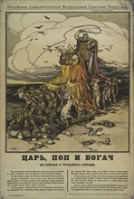 Tsar, Priest, Rich Man, 1918. [Publisher: VTSIK; Place: Moscow]  Additional Title(s): Tsar' i pop