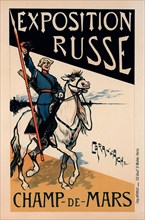 Affiche pour l' "Exposition Russe"., c1897. [Publisher: Imprimerie Chaix; Place: Paris]