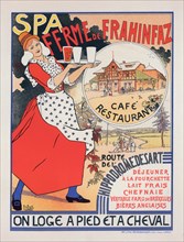 Affiche belge pour la "Ferme de la Frahinfaz"., c1896. [Publisher: Imprimerie Chaix; Place: Paris]