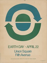 Poster from the first Earth Day, 1970.
