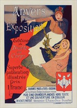 Affiche belge pour la publication "Anvers et son Exposition"., c1898. [Publisher: Imprimerie Chaix; Place: Paris]