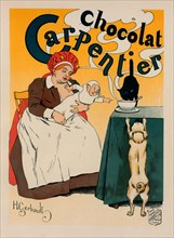 Affiche pour le "Chocolat Carpentier"., c1897. [Publisher: Imprimerie Chaix; Place: Paris]