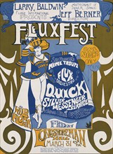 Larry Baldwin of Fluxus International presents FluxFest, c1967. Creator: Ida Griffin.