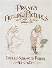 Prang's outline pictures with directions for coloring., c1865 - 1899. [Publisher: L. Prang & Co.; Place: Boston]