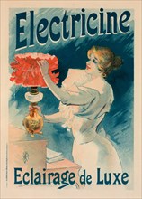Affiche pour l' "Électricine "., c1897. [Publisher: Imprimerie Chaix; Place: Paris]