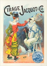 Affiche pour le "Cirage Jacquot et Cie"., c1897. [Publisher: Imprimerie Chaix; Place: Paris]