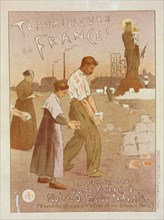 Affiche pour : "Notre-Dame du Travail"., c1900. [Publisher: Imprimerie Chaix; Place: Paris]