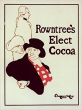 Affiche anglaise pour le "Rowntree's Elect Cocoa", c1899. [Publisher: Imprimerie Chaix; Place: Paris]