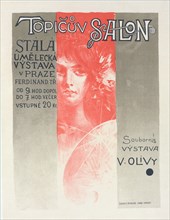 Affiche tchèque pour une Exposition au "Topic Salon", c1898. [Publisher: Imprimerie Chaix; Place: Paris]