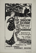 The shadow of a crime., c1895 - 1911. Published: 1895