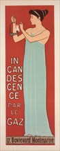 Affiche pour la Société française d' "Incandescence par le Gaz (Système Auer)"., c1896. Creator: Maurice Realier-Dumas.