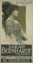 Sarah Bernhardt in Vaudeville,  1850 - 1950.  1912/1913