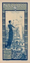 Affiche pour le "Salon de la Rose Croix"., c1897. [Publisher: Imprimerie Chaix; Place: Paris]