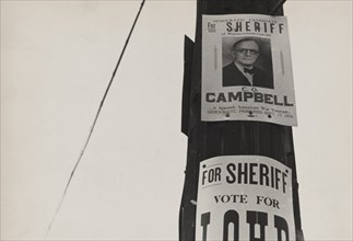 Election posters. Westmoreland, Pennsylvania, 1935.