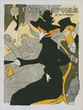 Affiche pour le concert "Divan Japonais"., c1896. [Publisher: Imprimerie Chaix; Place: Paris]