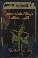 Poster for the stage revue Greenwich Village Follies 1921., 1921.