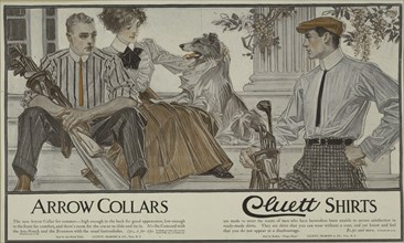 Arrow collars. Cluett shirts., c1895 - 1917.
